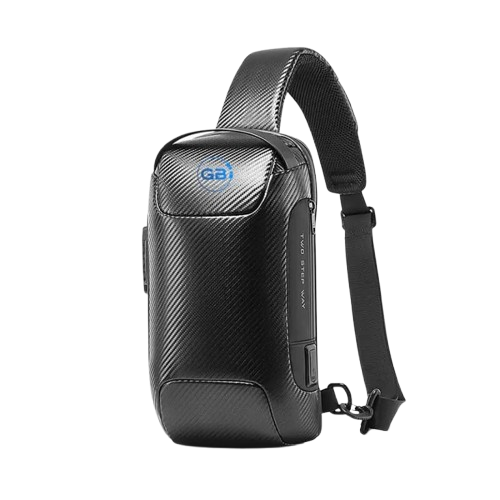 black strap bag